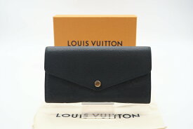 ☆安心の3大保証☆ Bランク ≪LOUIS VUITTON ルイ ヴィトン/二つ折り長財布≫ M61182 モノグラム アンプラント ポルトフォイユ サラ ノワール ブラック【中古】