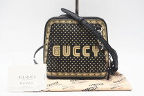 楽天市場】グッチ gucci レザー 黒 ショルダーバッグ 001．3814の通販