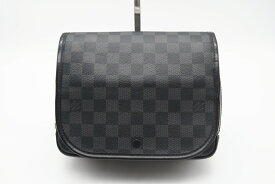 ☆安心の3大保証☆ ABランク ≪LOUIS VUITTON ルイ ヴィトン/ポーチ≫ N41419 ミエ グラフィット トゥルースサスペンダブル ブラック グレー 送料無料【中古】