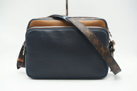 ☆安心の3大保証☆ ABランク ≪LOUIS VUITTON ルイ ヴィトン/ショルダーバッグ≫ M51465 モノグラム×エピ ナイルNM ネイビー ブラウン ベージュ【中古】