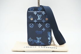 ☆安心の3大保証☆ ABランク ≪LOUIS VUITTON ルイヴィトン/ショルダーバッグ≫ M80466 モノグラム ウォーターカラー フォンポーチ ブルー 送料無料【中古】