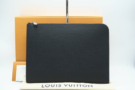 ☆安心の3大保証☆ Aランク ≪LOUIS VUITTON ルイ ヴィトン/L字ファスナークラッチバッグ≫ M64153 エピ ポシェットジュールGM NM ノワール ブラック【中古】