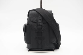 ☆安心の3大保証☆ ABランク ≪LOUIS VUITTON ルイ ヴィトン/ショルダーバッグ≫ M58495 トリヨン クリストファーXS ノワール ブラック 美品 送料無料【中古】