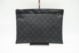 ☆安心の3大保証☆ Bランク ≪LOUIS VUITTON ルイ ヴィトン/クラッチバッグ≫ M62291 モノグラム エクリプス ポシェット ディスカバリー ブラック グレー【中古】