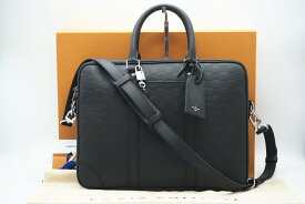 ☆安心の3大保証☆ Aランク ≪LOUIS VUITTON ルイ ヴィトン/ビジネスバッグ≫ N40444 ダミエ アンフィニ ポルトドキュマンヴォワヤージュ ブラック【中古】