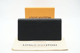 ☆安心の3大保証☆ Aランク ≪LOUIS VUITTON ルイ ヴィトン/二つ折り長財布≫ M62900 モノグラム シャドウ ポルトフォイユ ブラザ ノワール ブラック【中古】