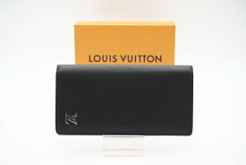 ☆安心の3大保証☆ Bランク ≪LOUIS VUITTON ルイ ヴィトン/二つ折り長財布≫ M30285 タイガ ポルトフォイユ ブラザ ノワール ブラック 送料無料【中古】