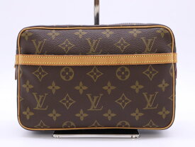 ★3日以内返品可★ LOUIS VUITTON ルイ ヴィトン M51847 モノグラム コンピエーニュ23 ブラウン バッグ【中古】