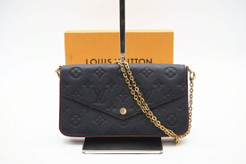 ★3日以内返品可★ LOUIS VUITTON ルイ ヴィトン M64099 モノグラム アンプラント ポシェットフェリシー マリーヌルージュ バッグ【中古】
