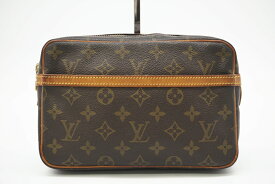★3日以内返品可★ LOUIS VUITTON ルイ ヴィトン M51847 モノグラム コンピエーニュ23 ブラウン バッグ【中古】