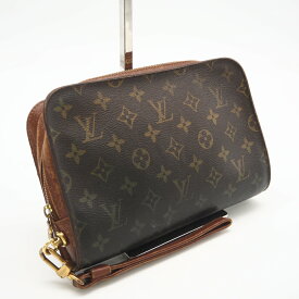 ★3日以内返品可★ LOUIS VUITTON ルイ ヴィトン M51790 モノグラム オルセー ブラウン セカンドバッグ【中古】
