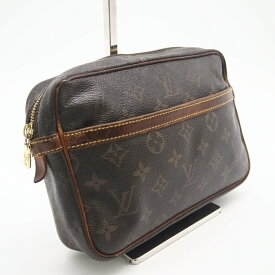 ★3日以内返品可★ LOUIS VUITTON ルイ ヴィトン M51847 モノグラム コンピエーニュ23 ブラウン セカンドバッグ【中古】