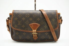 ★3日以内返品可★ LOUIS VUITTON ルイ・ヴィトン モノグラム ソローニュ M42250 ショルダーバッグ ブラウン コーティングキャンバス レディース【中古】