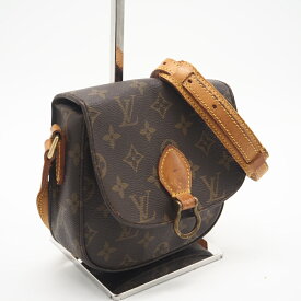 ★3日以内返品可★ LOUIS VUITTON ルイ・ヴィトン モノグラム ミニサンクルー M51244 ショルダーバッグ ブラウン コーティングキャンバス レザー レディース【中古】