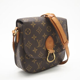 ★3日以内返品可★ LOUIS VUITTON ルイ・ヴィトン モノグラム サンクルーPM M51244 ショルダーバッグ ブラウン コーティングキャンバス レディース【中古】