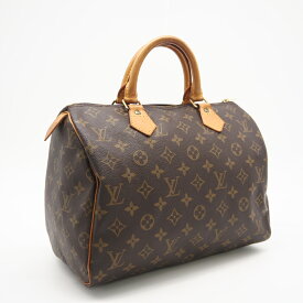 ★3日以内返品可★ LOUIS VUITTON ルイ・ヴィトン モノグラム キャンバス スピーディ30 M41526 ハンドバッグ ブラウン コーティングキャンバス レザー レディース【中古】