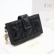 ★3日以内返品可★ 未使用 Christian Dior クリスチャンディオール Lady Dior Jasmine カードホルダー S0…