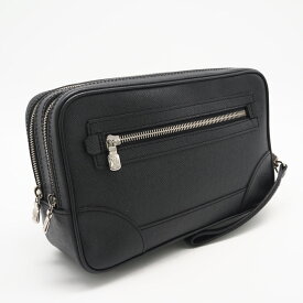 ★3日以内返品可★ 美品 LOUIS VUITTON ルイ・ヴィトン タイガ パヴェル アルドワーズ M31142 セカンドバッグ ブラック レザー メンズ【中古】