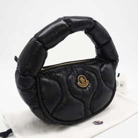 ★3日以内返品可★ 未使用 MONCLER モンクレール ポリアミド ホーボー ハンド 5C00001M2974999 ハンドバッグ ブラック ナイロン レディース【中古】