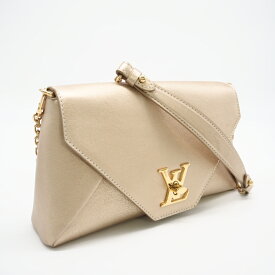 ★3日以内返品可★ 美品 LOUIS VUITTON ルイ・ヴィトン カーフレザー ラブノート メタリックゴールド M53069 ショルダーバッグ ゴールド カーフレザー レディース【中古】