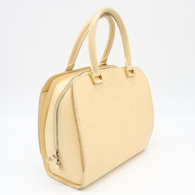 ★3日以内返品可★ LOUIS VUITTON ルイ・ヴィトン エピ ポンヌフ ヴァニラ M5205A ハンドバッグ イエロー レザー レディース【中古】