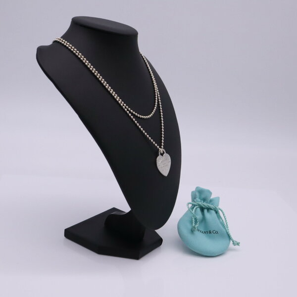★3日以内返品可★ 美品 TIFFANY&Co. ティファニー リターン トゥ ハート ネックレス 925 - ネックレス シルバー シルバー レディース【中古】