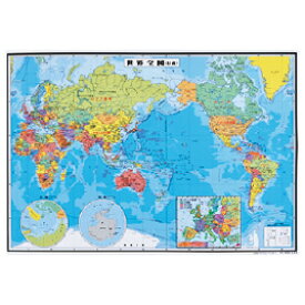 パウチ式世界地図　行政版【室内遊具/地図・国旗】