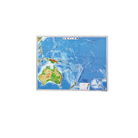 パウチ式世界地図　オセアニア州【室内遊具/地図・国旗】
