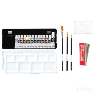 ターナーアクリルガッシュプレンティシンプルセット(絵具 新学期画材セット アクリル絵の具 セット)