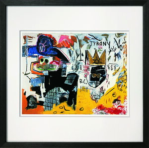 アートフレーム バスキア Jean-Michel Basquiat Untitled (Tyrany) 1982 ijb-62488 ポップアート ポスター パネル アートフレーム インテリアアート 絵画 インテリア壁掛け 壁面アート インテリアフレーム 
