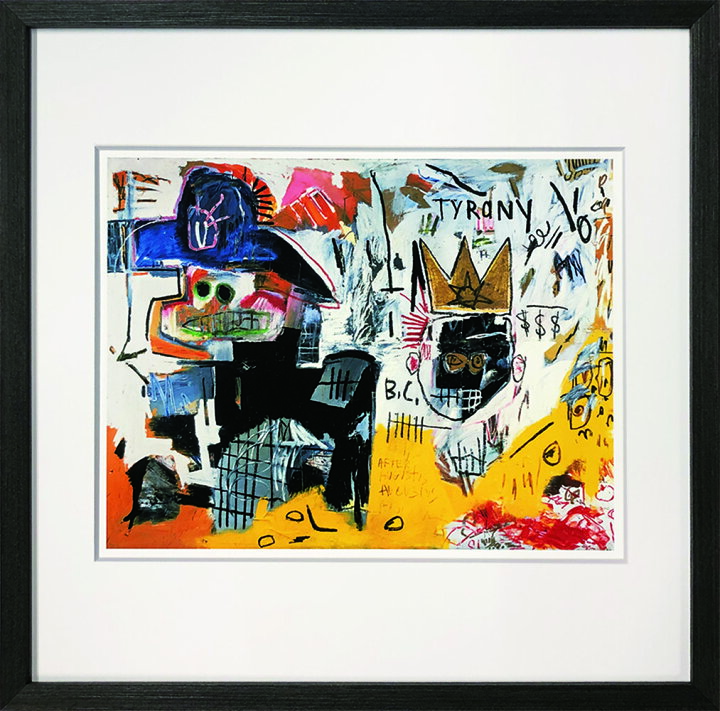 楽天市場】アートフレーム バスキア Jean-Michel Basquiat Untitled 