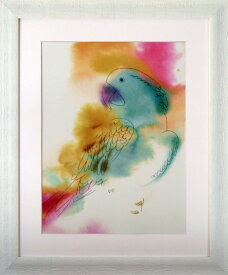 ヒーリングアート Kristine Hegre Paradise Parrot とまり木 ikh-61984 送料無料