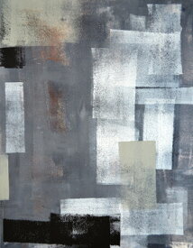 キャンバスパネル Art Panel T30 Galler Grey and Green Abstract Art Painting iap-51599 送料無料