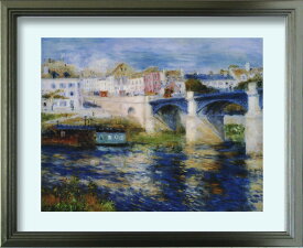 在庫処分セール アートフレーム 名画 ルノワール Pierre-Auguste Renoir Bridge at Chatou S(SV) zfa-62342