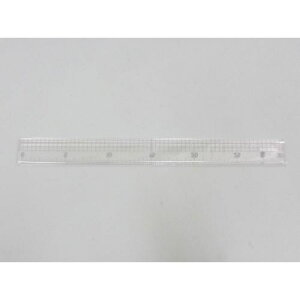 T アクリル製溝付定規 30cm(筆・描画用具 画筆用品 ターナー 中学生 美術 写生 直線)