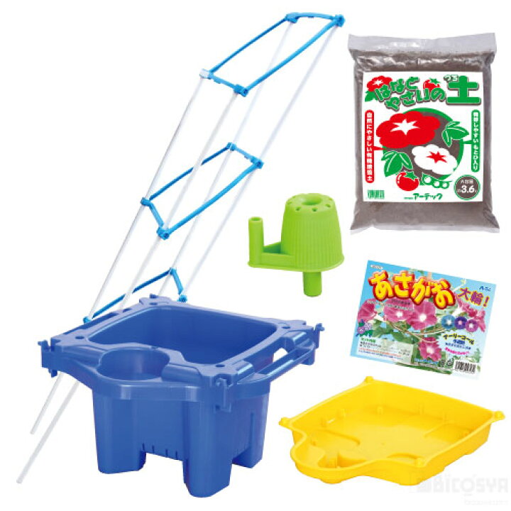 楽天市場 マルチラクラクあさがお Dxセット メール便不可 生物 栽培 朝顔 小学校 小学生 幼稚園 保育園 プランター 朝顔栽培セット 学校教材の専門店 美工社