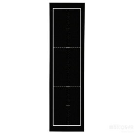 罫線入下敷八切判(両面印刷)黒（絵具 書道用品 書道 毛筆 下敷き）