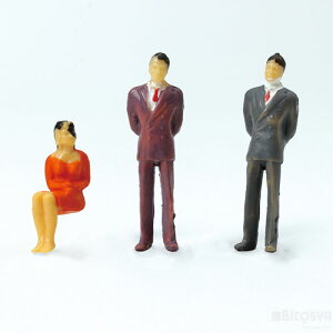 ジオラマ模型 人物 1/150 10個組(工作キット ホビー 模型趣味 人間 情景模型)