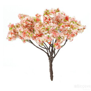 ジオラマ模型 春の樹木 1/50 10個組(工作キット ホビー 模型趣味 樹木 植栽 情景模型)