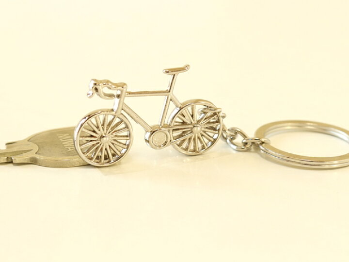 楽天市場 ロードバイク 自転車 キーホルダー 鍵 自転車の鍵に おしゃれ メンズ レディース 可愛い じてんしゃ キーリング 自転車モチーフ かわいい バッグチャム シルバー 自転車キーホルダー 自転車かぎ サイクリング ツールドフランス Cycle サイクル スポーツ メール