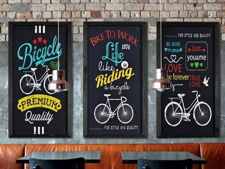 楽天市場 送料無料 レトロ アンティーク 木製 自転車 絵画 壁掛け 版画 おしゃれ インテリア 雑貨 アートフレーム アートパネル 自転車看板 自転車 の絵 自転車柄 おしゃれ かわいい 雑貨 バイシクル 北欧 インテリア小物 店舗用 販促用 バイシクルギフト