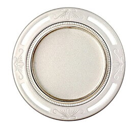 2個入 BIDOOR(ビドー) PF-250 平面遠州透 ライトシルバー　大(50φ)