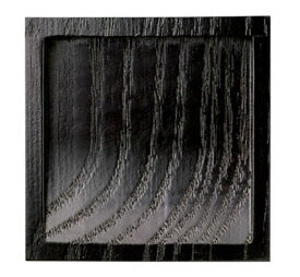 20個入 BIDOOR(ビドー) PW-29 木製片チリ角 黒塗装 中(40×40)