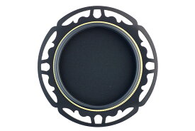 20個入 BIDOOR(ビドー) フレルテ 03‐217 浅口襖引手 鉄製 まほろば 穴有 ビットブラック 大(49.5φ)