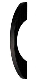 30本入 BIDOOR(ビドー) HW-146 裏ビス式スリムアーチ取手 黒塗装 小(ピッチ76)