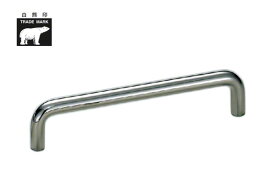 シロクマ HL-10 ステン10φ丸棒ハンドル 鏡面磨　300mm(ピッチ300)