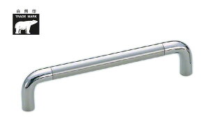 シロクマ HL-13 ステンソフィアハンドル 鏡面磨・ヘアーライン 90mm(ピッチ90)