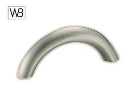 シロクマ HB-13 丸棒半月ハンドル ホワイト　小小(ピッチ40)