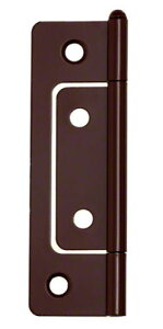 100枚入 BIDOOR(ビドー) BF-81 鉄 フラッシュ丁番 ウルミ (木ネジ付) 76mm