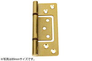 20枚入 ARCH(アーチ) FH-04 鉄製 厚口フラッシュ丁番(リング入) SG (木ネジ付) 100mm (FH04-100 SG)